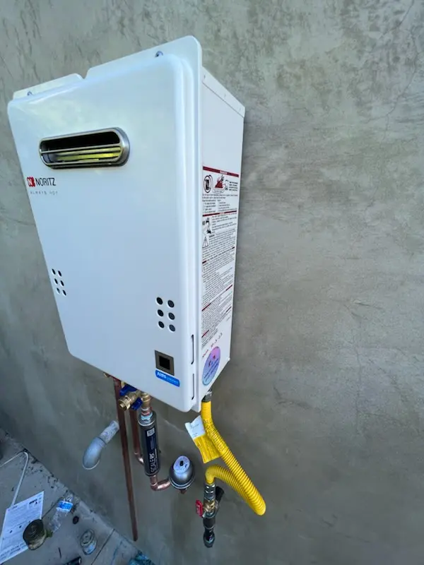 Tankless water heater installation for Texas City homes